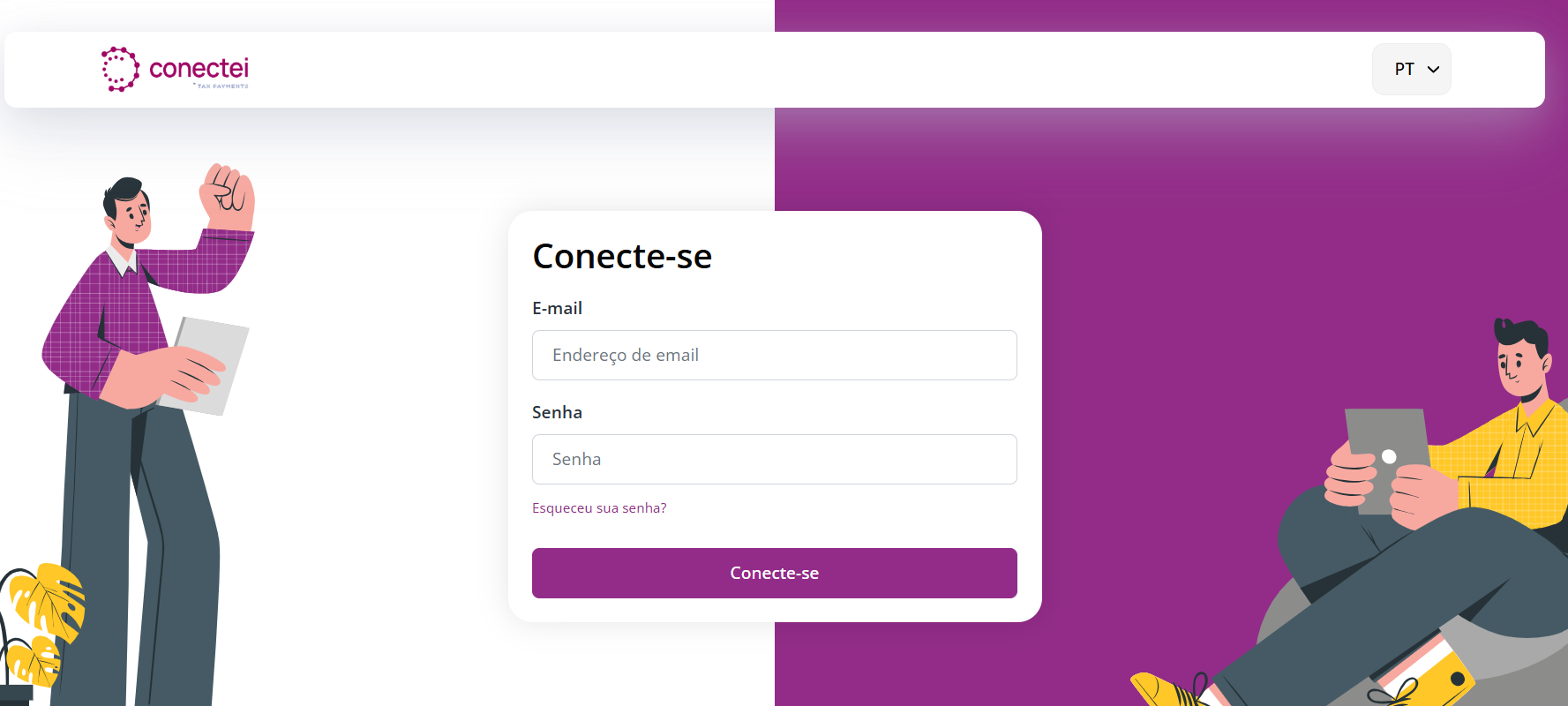 Conecte-se | Conectei